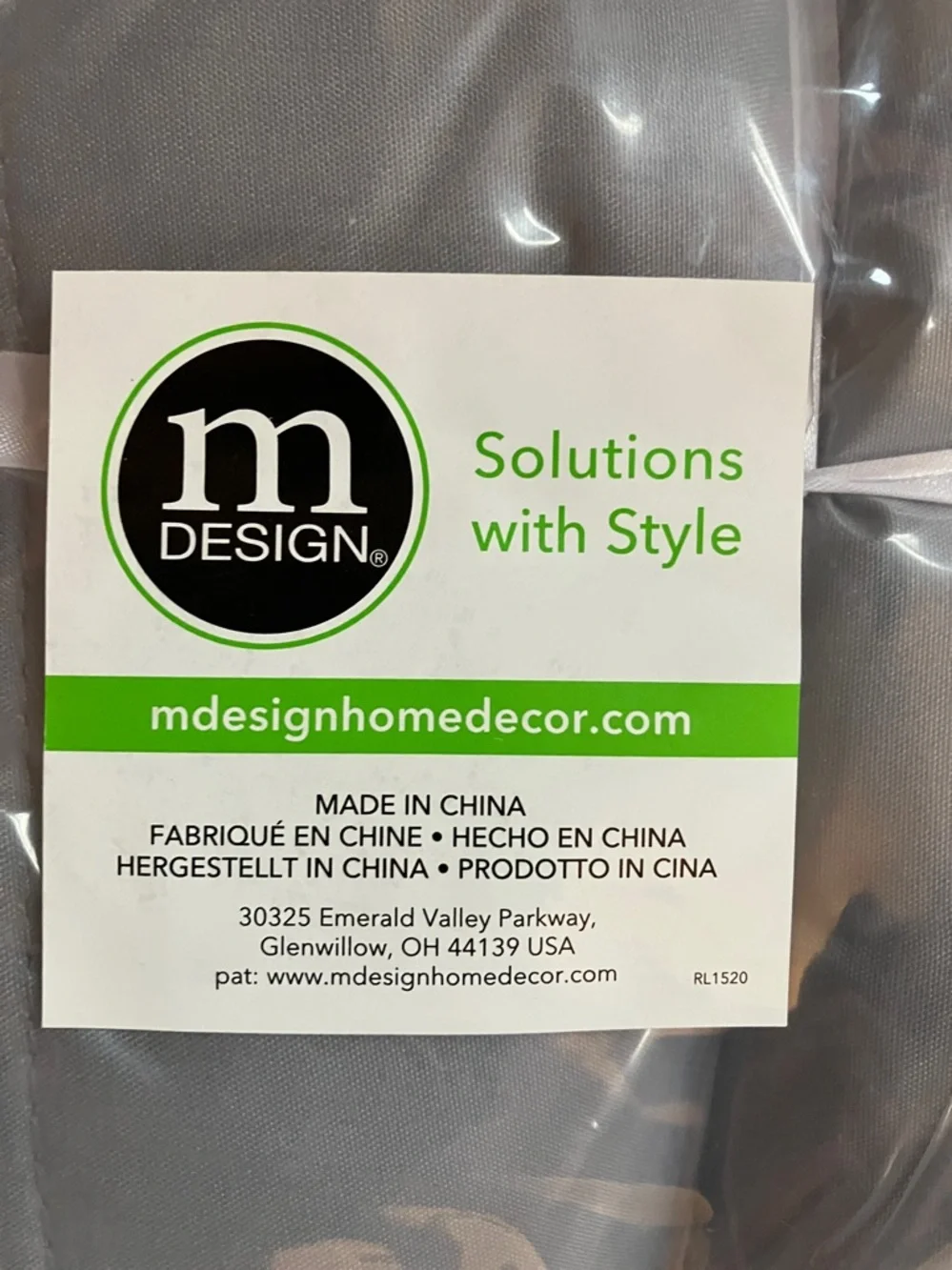 New with Tags - MDesign Grey Down Alternative Comforter - Full / Queen